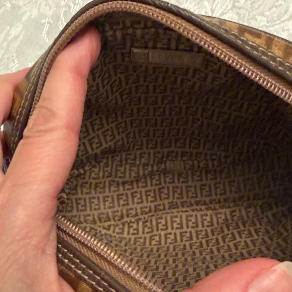 Fendi Zucchino Mini Coated Canvas bag👜PRICE FIRM - Picture 4 of 10